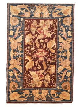 Chobi naturally dyed rug (4’11” x 7’5”): $2,495
